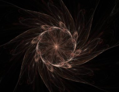 Uzay serisi geometrisini. Görsel olarak çekici zemin kavramsal Izgaralar eğrileri ve fraktal öğeleri öğesi olarak düzenleri fizik matematik teknoloji bilim ve eğitim için uygun yapılmış