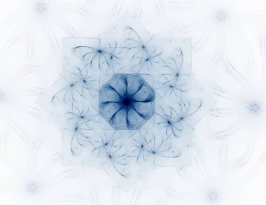 Soyut bir bilgisayar koyu arkaplanda modern fraktal tasarım üretti. Soyut fraktal renk dokusu. Dijital sanat. Soyut Form ve Renkler. Tasarımınız için soyut fraktal element deseni. Dinamik şekilli yumuşak renk üçgeni spirali