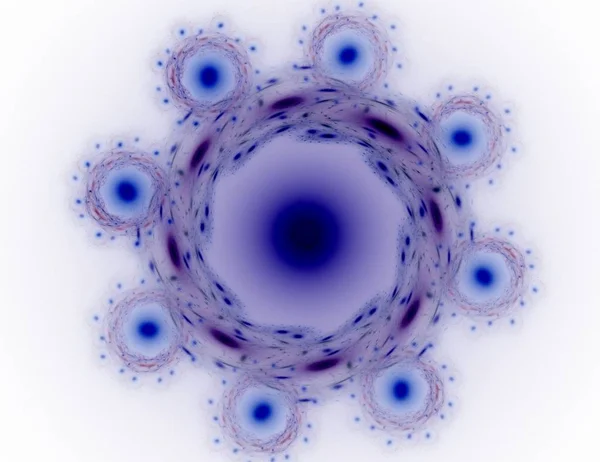 Abstrakta Fractal Färg Bakgrunden Med Korsning Cirklar Och Ovala Rörelse — Stockfoto