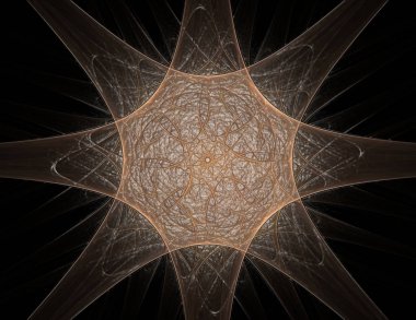 Uzay serisi geometrisini. Görsel olarak çekici zemin kavramsal Izgaralar eğrileri ve fraktal öğeleri öğesi olarak düzenleri fizik matematik teknoloji bilim ve eğitim için uygun yapılmış