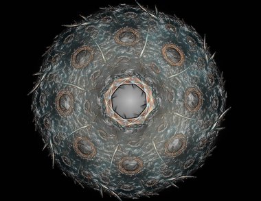 Soyut tasarım kutsal sembolleri yapılan geometri imzalar ve Astroloji simya büyü konusunda tasarımlar