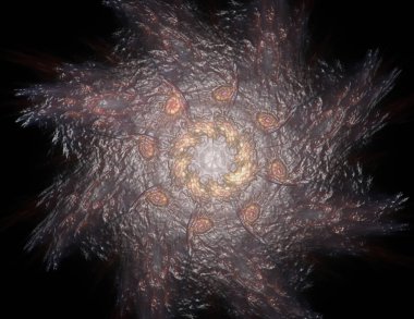 Dantelli renkli saat desen. Dijital fractal sanat tasarım. Kutsal semboller işaretler geometrisi soyut tasarım. Astroloji simya sihirli tasarımlar. Geometrik sarmal. Soyut renkli fraktal doku.