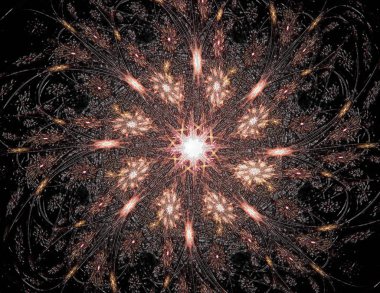 Soyut tasarım kutsal sembolleri yapılan geometri imzalar ve Astroloji simya büyü konusunda tasarımlar