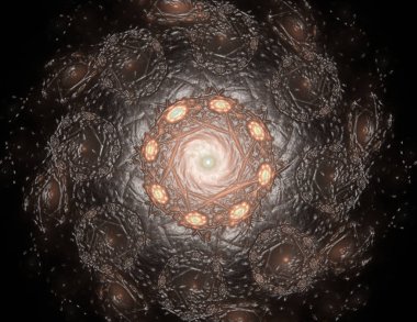 Soyut tasarım kutsal sembolleri yapılan geometri imzalar ve Astroloji simya büyü konusunda tasarımlar