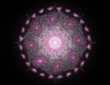 Soyut tasarım kutsal sembolleri yapılan geometri imzalar ve Astroloji simya büyü konusunda tasarımlar
