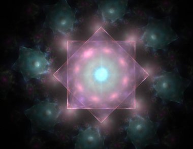 Soyut tasarım kutsal sembolleri yapılan geometri imzalar ve Astroloji simya büyü konusunda tasarımlar