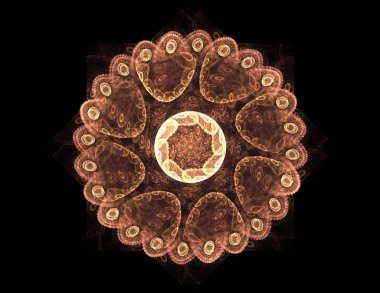 Uzay serisi geometrisini. Görsel olarak çekici zemin kavramsal Izgaralar eğrileri ve fraktal öğeleri öğesi olarak düzenleri fizik matematik teknoloji bilim ve eğitim için uygun yapılmış