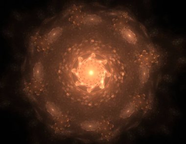 Uzay serisi geometrisini. Görsel olarak çekici zemin kavramsal Izgaralar eğrileri ve fraktal öğeleri öğesi olarak düzenleri fizik matematik teknoloji bilim ve eğitim için uygun yapılmış