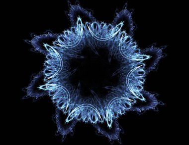 Dantelli renkli saat desen. Dijital fractal sanat tasarım. Kutsal semboller işaretler geometrisi soyut tasarım.