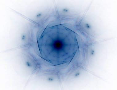 Soyut fraktal desen ve şekiller. Fraktal doku parmak izi.