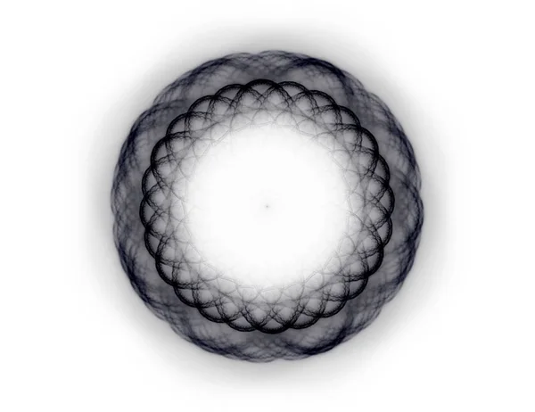En abstrakt datorgenererade moderna fractal design på mörk bakgrund. Abstrakta fractal färg konsistens. Digital konst. Abstrakt Form & färger. Abstrakta fraktal element mönster för din design. Mjuk col — Stockfoto