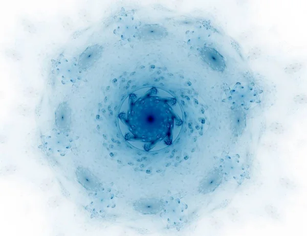 Geometri av utrymme serie. Visuellt tilltalande kuliss gjord av konceptuella gridteknik kurvor och fraktal element passande som element för layouter på fysik matematik teknik vetenskap och utbildning — Stockfoto