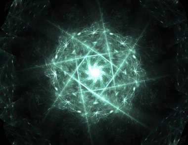 Uzay serisi geometrisini. Görsel olarak çekici zemin kavramsal Izgaralar eğrileri ve fraktal öğeleri öğesi olarak uygun yapılmış