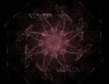 Dantelli renkli saat desen. Dijital fractal sanat tasarım. Kutsal semboller işaretler geometrisi soyut tasarım. Astroloji simya sihirli tasarımlar. Geometrik sarmal. Soyut renkli fraktal doku