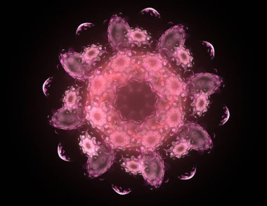 Uzay serisi geometrisini. Görsel olarak çekici zemin kavramsal Izgaralar eğrileri ve fraktal öğeleri öğesi olarak düzenleri fizik matematik teknoloji bilim ve eğitim için uygun yapılmış