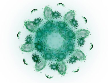 Uzay serisi geometrisini. Görsel olarak çekici zemin kavramsal Izgaralar eğrileri ve fraktal öğeleri öğesi olarak düzenleri fizik matematik teknoloji bilim ve eğitim için uygun yapılmış