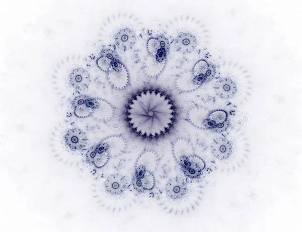 Espiral geométrico que cai. Textura Fractal Colorida Abstrato . — Fotografia de Stock