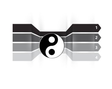 Bilgi grafik için metin alanları ile iş sunumu için şablon