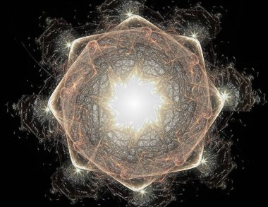 Soyut Tasarım kutsal sembolleri işaretler geometri ve tasarım yapılmış