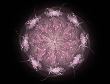 fraktal Radyal desen konusunda bilim, teknoloji ve