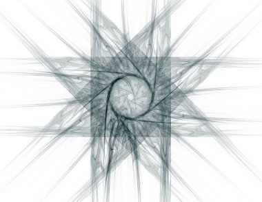 Soyut fraktal desen ve şekiller. Fraktal doku parmak izi.