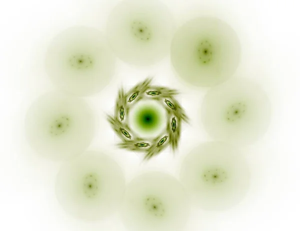 Padrão de relógio colorido rendado. Design de arte fractal digital. Desenho abstrato de símbolos sagrados signos geometria . — Fotografia de Stock