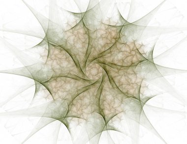 Soyut fraktal kırmızı arka plan ile kesişen daireler ve oval. disko ışıkları. Hareket illüstrasyon.