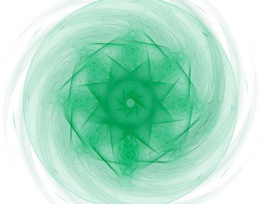 Soyut fraktal arka plan - bilgisayar tarafından oluşturulan görüntü. Dijital sanat. Daireleri merkeze doğru yakınsak.