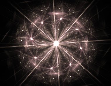 Geometrik Spiral aşağı düşüyor. Soyut renkli fraktal doku.