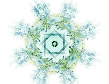 Soyut bir bilgisayar modern fraktal tasarım koyu arka plan üzerinde oluşturulan. Fraktal renk doku soyut. Dijital sanat.