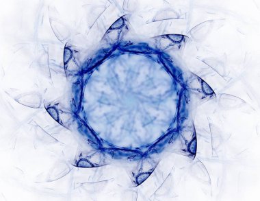 Geometrik Spiral aşağı düşüyor. Soyut renkli fraktal doku.