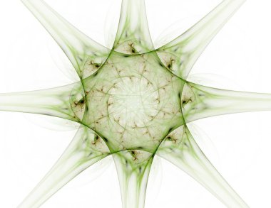 Konuyla ilgili soyut fraktal formlar grafik tasarım ve nükleer fizik bilim parçacıkların. Kutsal geometri.