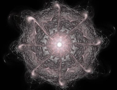 Bilgisayar yaratıcı tasarım için fraktal resim oluşturulan, sanat ve 