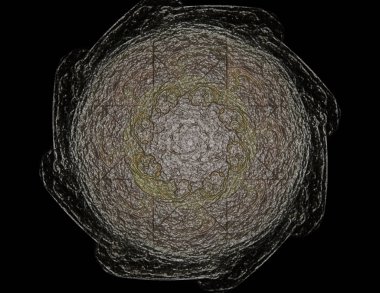 Soyut fraktal arka plan - bilgisayar tarafından oluşturulan görüntü. Dijital 