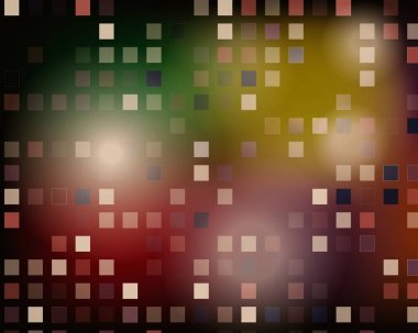 Küçük fayans mozaik kare desen renkli parlak pastel mavi pembe renkler duvar dokulu doğal taşlar ve cam dekoratif arka plan