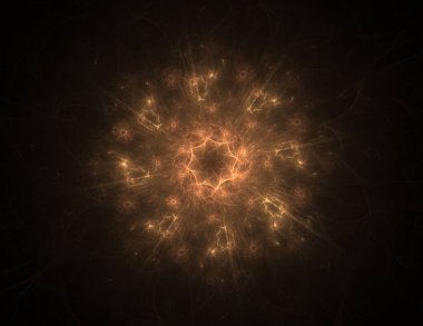 Bokeh etkisi ile soyut arka plan. Sihirli toz parçacıkları ışıltılı. Sihirli konsept