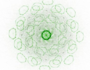 Soyut fraktal desen ve şekiller. Fraktal doku parmak izi.