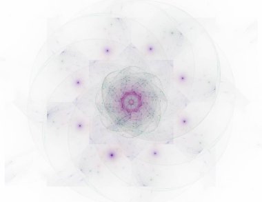 Soyut fraktal desen ve şekiller. Fraktal doku parmak izi.