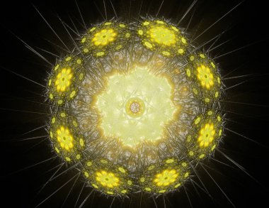 Bilgisayar yaratıcı tasarım için fraktal resim oluşturulan, sanat ve 