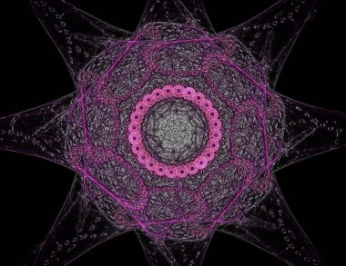 Bilgisayar yaratıcı tasarım için fraktal resim oluşturulan, sanat ve 