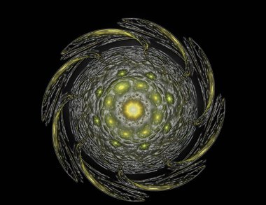 Soyut fraktal arka plan - bilgisayar tarafından oluşturulan görüntü. Dijital 