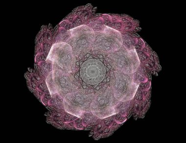 Soyut fraktal arka plan - bilgisayar tarafından oluşturulan görüntü. Dijital 