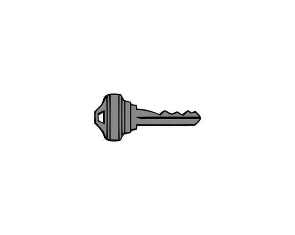 Key vector icon. Open house key icon. Key from the lock icon. Key icon - information protection symbol — Stock Vector