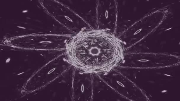 Hypnose Spirale Concept Hypnose Motif Descendant Fond Abstrait Cercles Scintillants — Video