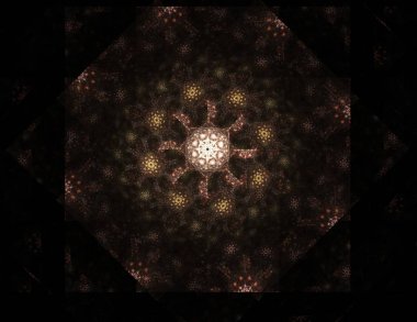 Soyut fraktal renk ve arka plan geçiş daire oval. Hareket illüstrasyon.