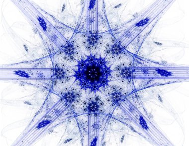 Konuyla ilgili soyut fraktal formlar grafik tasarım ve nükleer fizik bilim parçacıkların. Kutsal geometri.