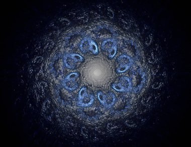 Soyut fraktal arka plan - bilgisayar tarafından oluşturulan görüntü. Dijital 