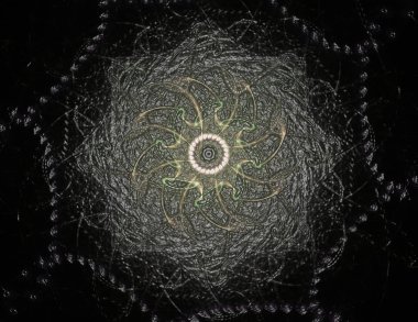 Soyut fraktal arka plan - bilgisayar tarafından oluşturulan görüntü. Dijital 