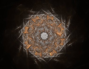 Bilgisayar yaratıcı tasarım için fraktal resim oluşturulan, sanat ve 