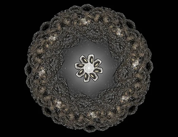 Bilgisayar yaratıcı tasarım için fraktal resim oluşturulan, sanat ve 